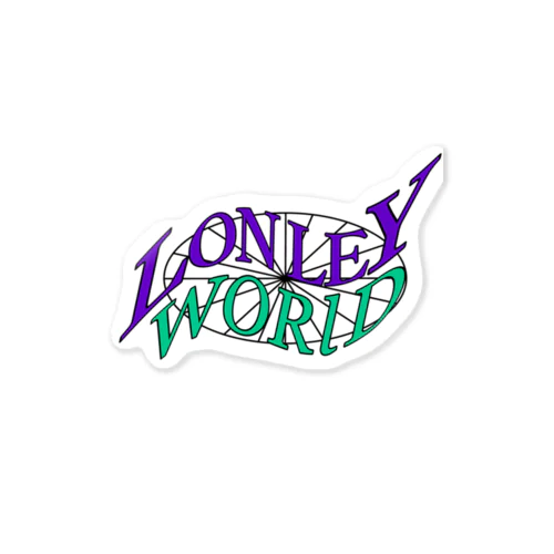 lonely WORLD Sticker