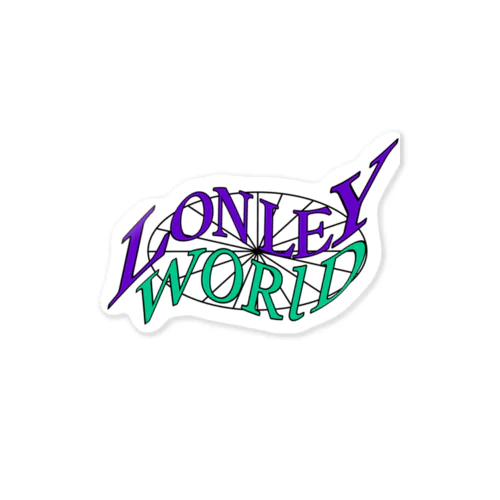 lonely WORLD ステッカー