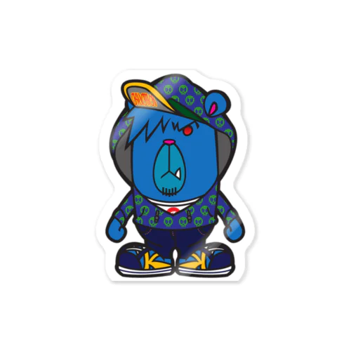 BLUE BEAR ステッカー