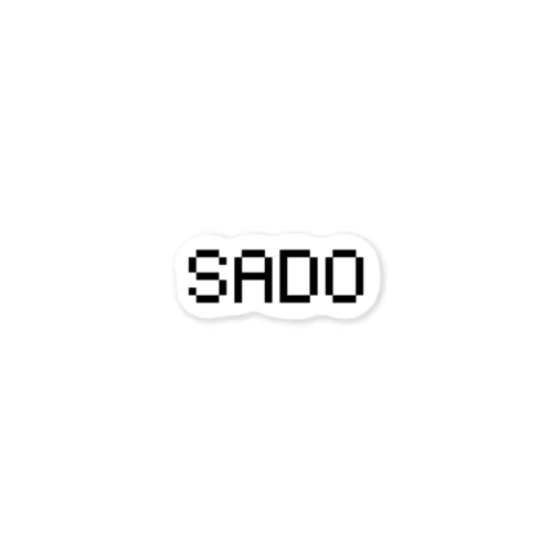 "SADO" ステッカー