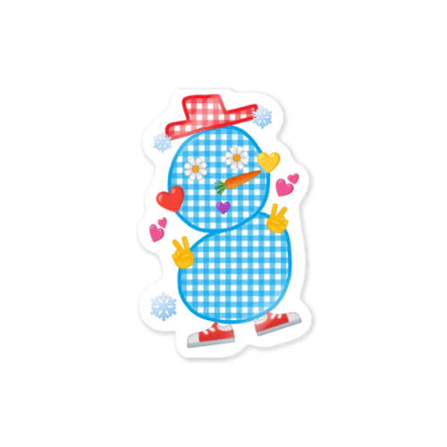 snowmanman Sticker