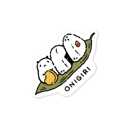 小粒パンダONIGIRI！ ステッカー