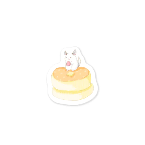 チンチラとパンケーキ Sticker