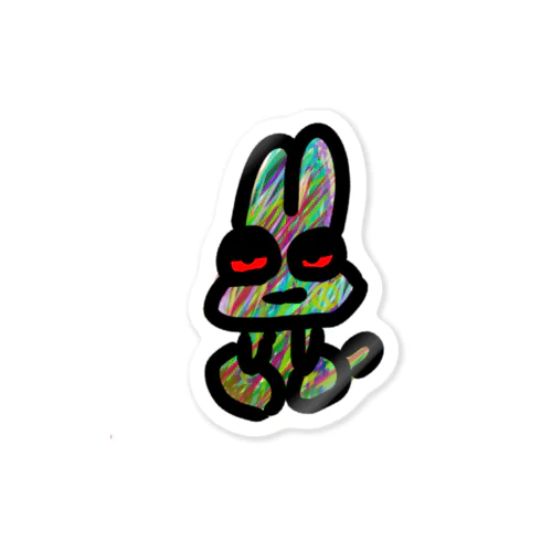 赤目うさぎちゃん Sticker