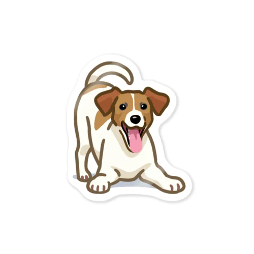 ジャック・ラッセル・テリア (スムース/タン)/Jack Russell Terrier(smooth/white&tan) 29/40 ステッカー