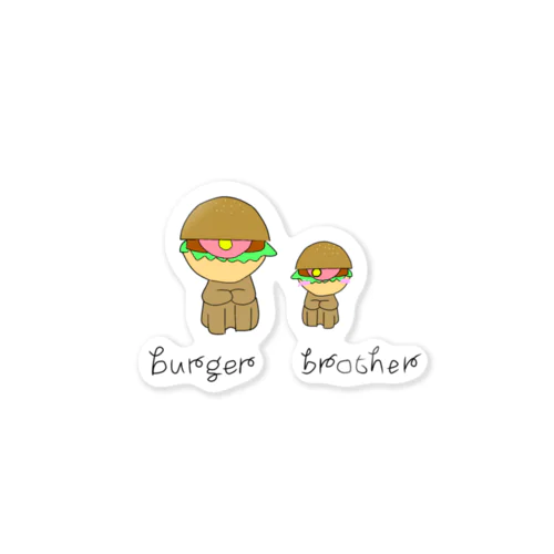 burger　brother Sticker