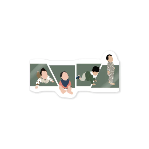 B-green【 baby growth】 Sticker