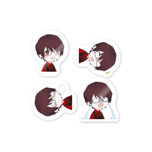 【ステッカー】もてぃす４種 Sticker