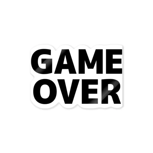 GAMEOVER-ゲームオーバー- ステッカー