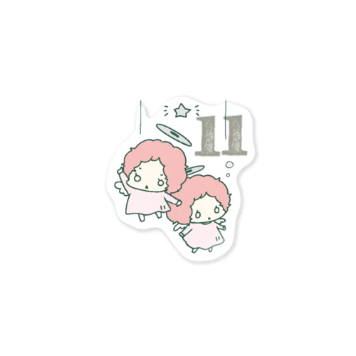 数秘11：アンジュ＊イチエル Sticker