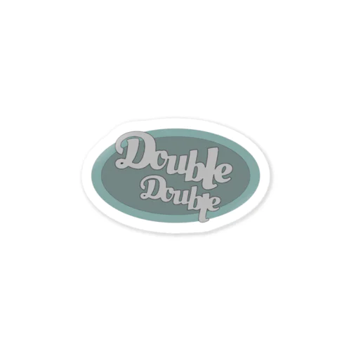 doubledoubleステッカー Sticker