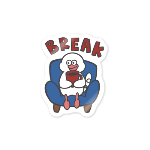 BREAK Sticker