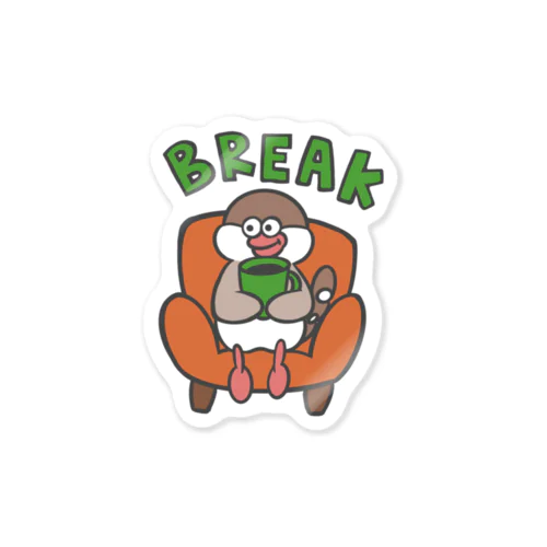 BREAK Sticker