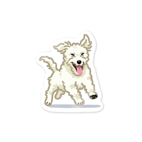 ジャック・ラッセル・テリア (ラフ/ホワイト)/Jack Russell Terrier(rough/white) 28/40 Sticker