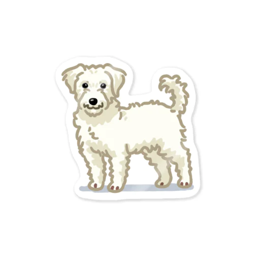 ジャック・ラッセル・テリア (ラフ/ホワイト)/Jack Russell Terrier(rough/white) 33/40 ステッカー