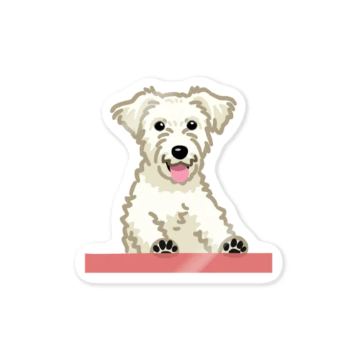 ジャック・ラッセル・テリア (ラフ/ホワイト)/Jack Russell Terrier(rough/white) 37/40 Sticker