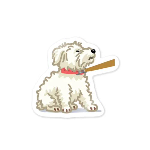 ジャック・ラッセル・テリア (ラフ/ホワイト)/Jack Russell Terrier(rough/white) 38/40 ステッカー