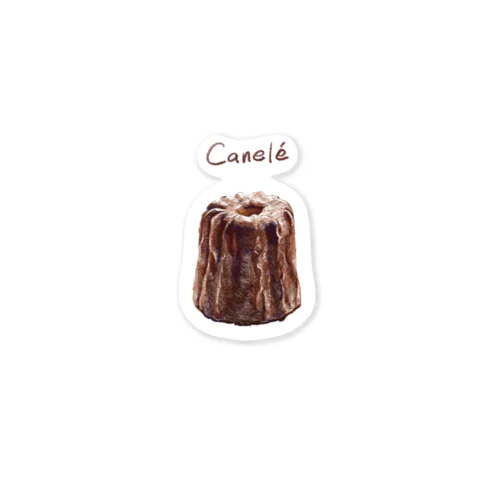 カヌレ/canelé Sticker