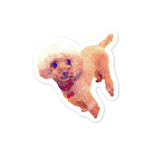 ぎょっとする犬 Sticker