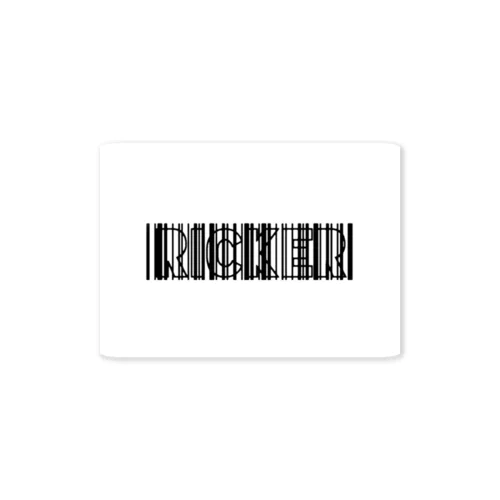 RICKER Box Logo sticker Sticker