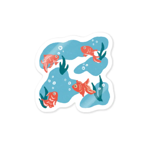 Goldenfish Sticker