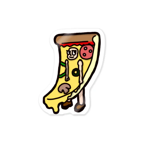 Jin who wear pizza. Sticker