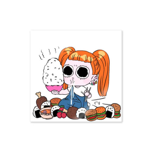 はらぺこ女子 Sticker