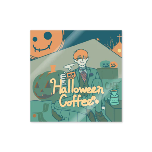 ハロウィーンコーヒー Sticker