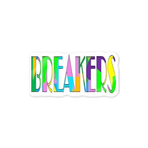 BREAKERSカラフル ステッカー