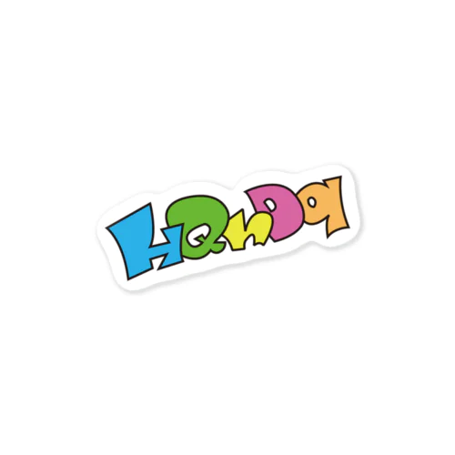 HQnDQロゴ Sticker