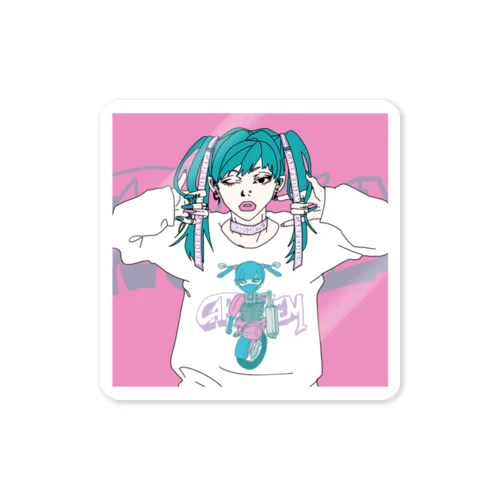 ストリートガール Sticker