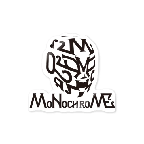 MoNochroMEマスク（黒） Sticker