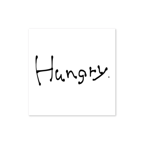 Hungryロゴ Sticker