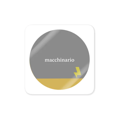 macchinarioのロゴステッカー Sticker