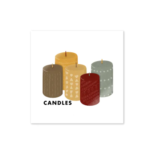 Candles ステッカー