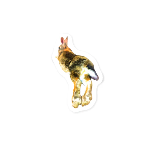 ミニウサギのむぎ(うさけつ①) Sticker