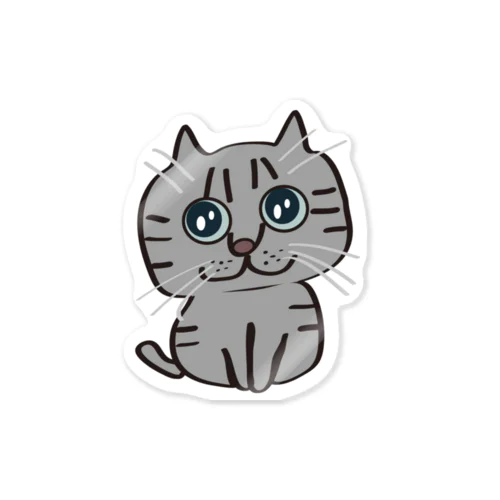 【背面マーク】やまじろ猫ちゃん Sticker