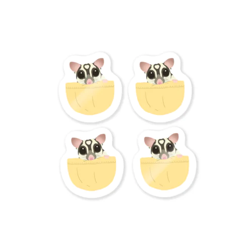 フクロモモンガのカムイくん Sticker