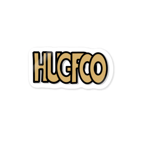 Hugfoo sticker (yellow) ステッカー