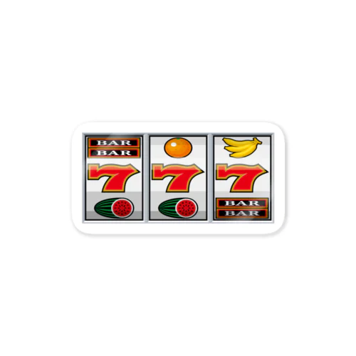 ラッキーなジャックポット　777 Sticker