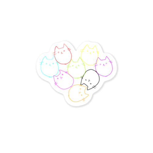 きょむねこ Sticker