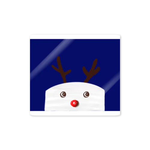 Xmas nose - blue Sticker