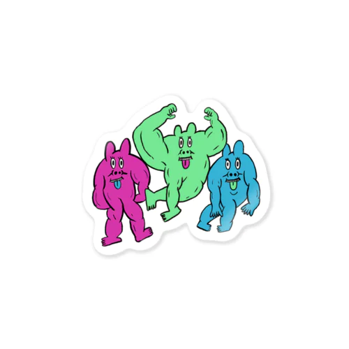 super macho boys Sticker