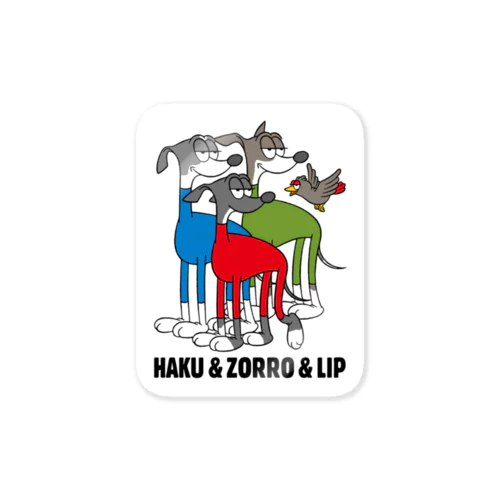 HAKU&ZORRO&LIPさん専用02 ステッカー