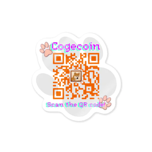 Cogecoin QR ステッカー