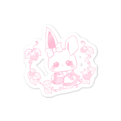 乙女アニマル♡白うさ Sticker