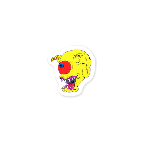 ヒトツ目くん(黄色) Sticker