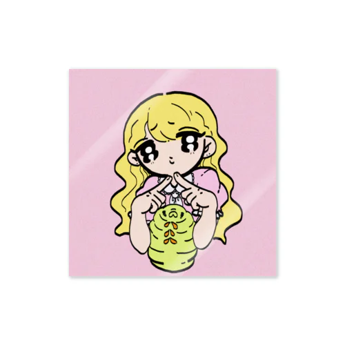 ぶりっ子ちゃんズ💜🐛 Sticker