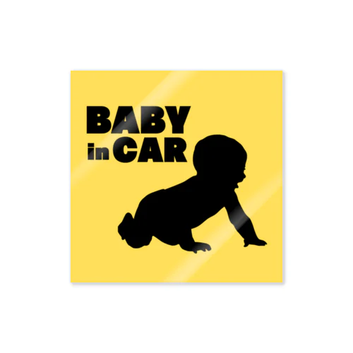 BABY in CAR Sticker