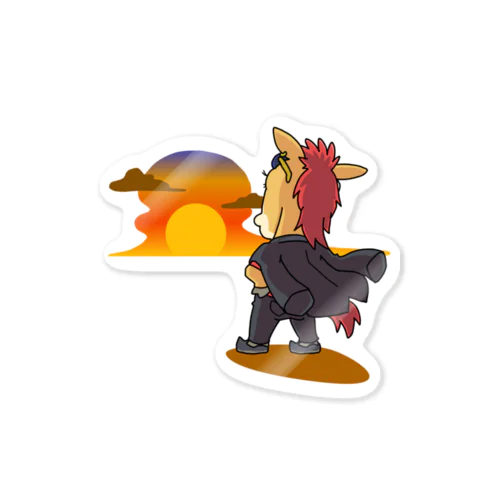 パイセンステッカー Sticker